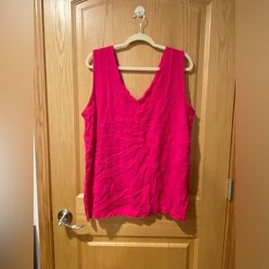Kathryn Deene (Katy D) Women’s Plus Size 18/20 Pink Flowy Tank Top